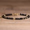 Adjustable Gold Plated Bracelet Natural Black Spinel Hematite Beads For Women 1