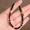 Adjustable Gold Plated Bracelet Natural Black Spinel Hematite Beads For Women 4