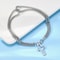 Punk Cross Hollow Wrist Bracelet Double Chain Stainless Steel Retro Jewelry For Men Women Lobster C 2
