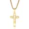 Mens Gold Color Cross Stainless Steel Choker Necklace Jewelry Corrente Masculina Chain 4
