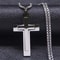 Stainless Steel Cross Pendant Necklace For Men Women Chain Religious Jewelry Accessories 5