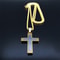 Stainless Steel Cross Pendant Necklace For Men Women Chain Religious Jewelry Accessories 1