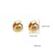 Chunky Gold Plated Hoop Earrings with Rhinestones for Women Modern Stainless Steel Thick Basket Huggie Jewelry Gift