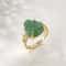 Charm Green Series Natural Tunable Religious Ring For Men And Women Jewelry Accessories 0