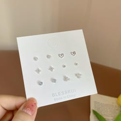 delicate butterfly earrings: elegant korean small studs for women & girls - fashionable party jewelry gifts