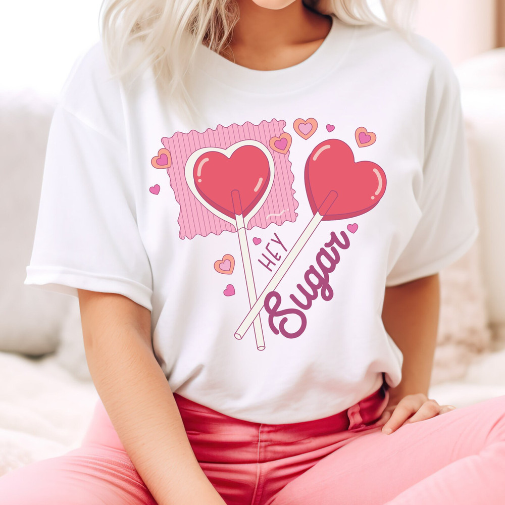 Hey Sugar Funny Couple Valentines Day Gift T-shirt .jpg