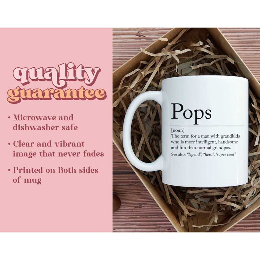 Pops Definition Mug •Personalized Grandpa Gift •Custom Pop Coffee Mug •Mug Gift for Grandfather •(MU-34 Pops).jpg