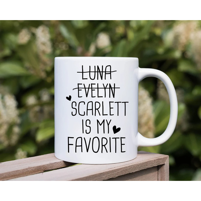 Funny Favorite Child Mug, Christmas Gift for Mom, Favorite Son, Favorite Daughter, Personalized Mom Mug, Mom Gift, Mothers Day Gift.jpg