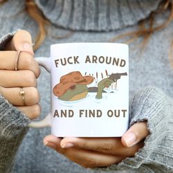 cowboy frog - coffee mug, frog mug, cottagecore, goblincore, trendy, funny coffee mug, cowboy mug, toad mug, funny mug,