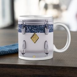 drum mug, drummer coffee mug, drummer gift, drummer gift for men, drummer gift idea, gift for dad, drummer birthday gift