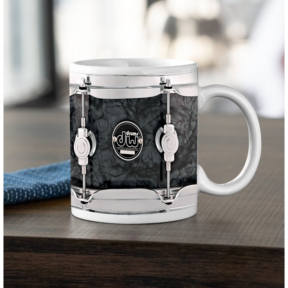 DW Drummer Mug, Black Diamond Drum Mug, Muga for Drummer, Drum Mugs Gift, Band Teacher Gift.jpg