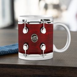 dw drummer mug, red drum mug, mug for drummer, drum mugs gift, band teacher gift, gift for him, drummer birthday gift
