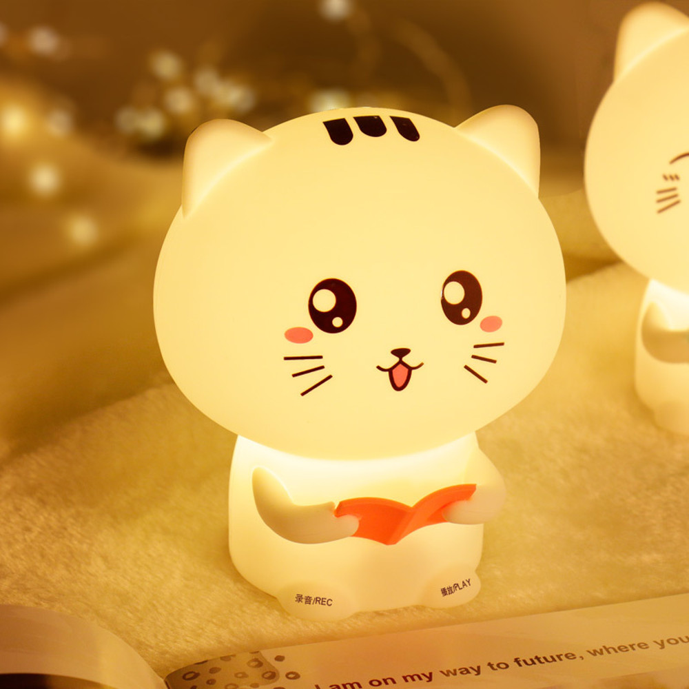 Recording message cat silicone pat light.jpg