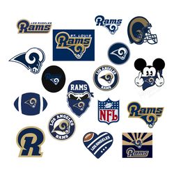 Los Angeles Rams Bundle Svg, N F L Teams Svg, N F L svg, Football Svg, Sport bundle Svg Cricut File 2
