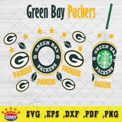 148928- Green Bay Packers Starbucks Cup Svg, File