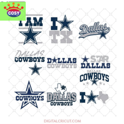 Dallas Cowboys Logo Bundle Svg, Dallas Cowboys, Co
