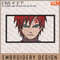 Gaara Embroidery Files, Naruto, Anime Inspired Embroidery Design, Machine Embroidery Design 3.jpg