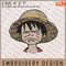 Luffy Embroidery Files, One Piece, Anime Inspired Embroidery Design, Machine Embroidery Design 11.jpg
