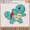 Squirtle Embroidery Files, Pokemon, Anime Inspired Embroidery Design, Machine Embroidery Design.jpg