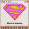 Supergirl Embroidery Files, DC Comics, Movie Inspired Embroidery Design, Machine Embroidery Design.jpg