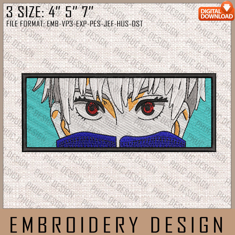 Toge Embroidery Files, Jujutsu Kaisen, Anime Inspired Embroidery Design, Machine Embroidery Design.jpg