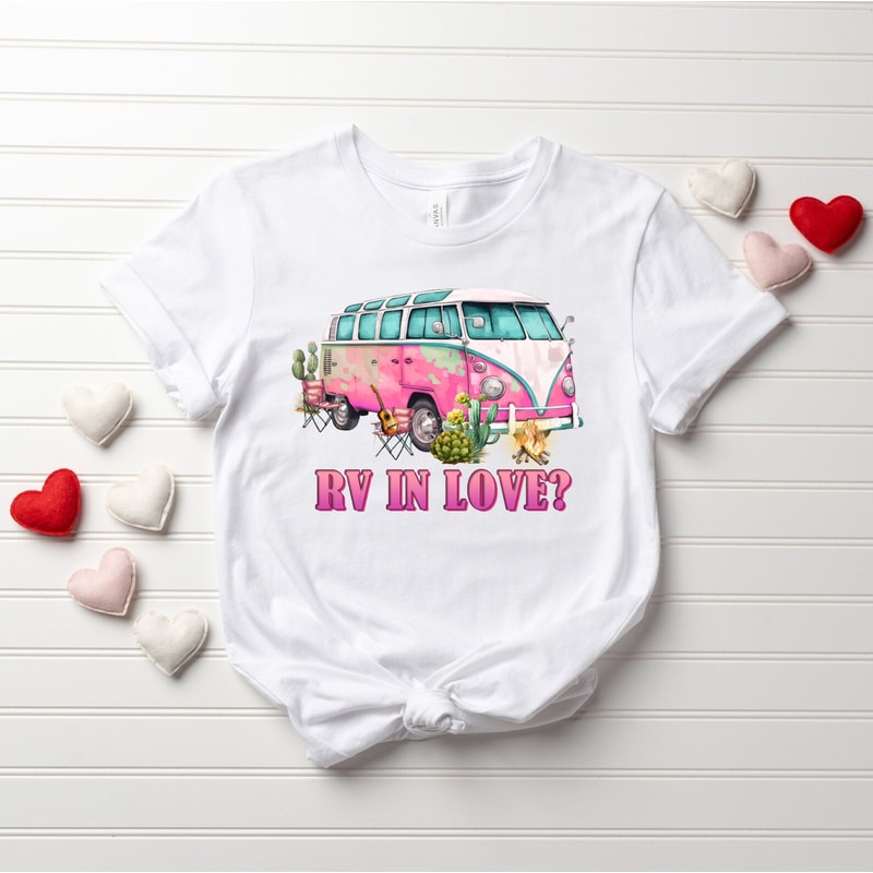 Boho Car Valentine's Day Love Gift Unisex T-shirt 1.jpg
