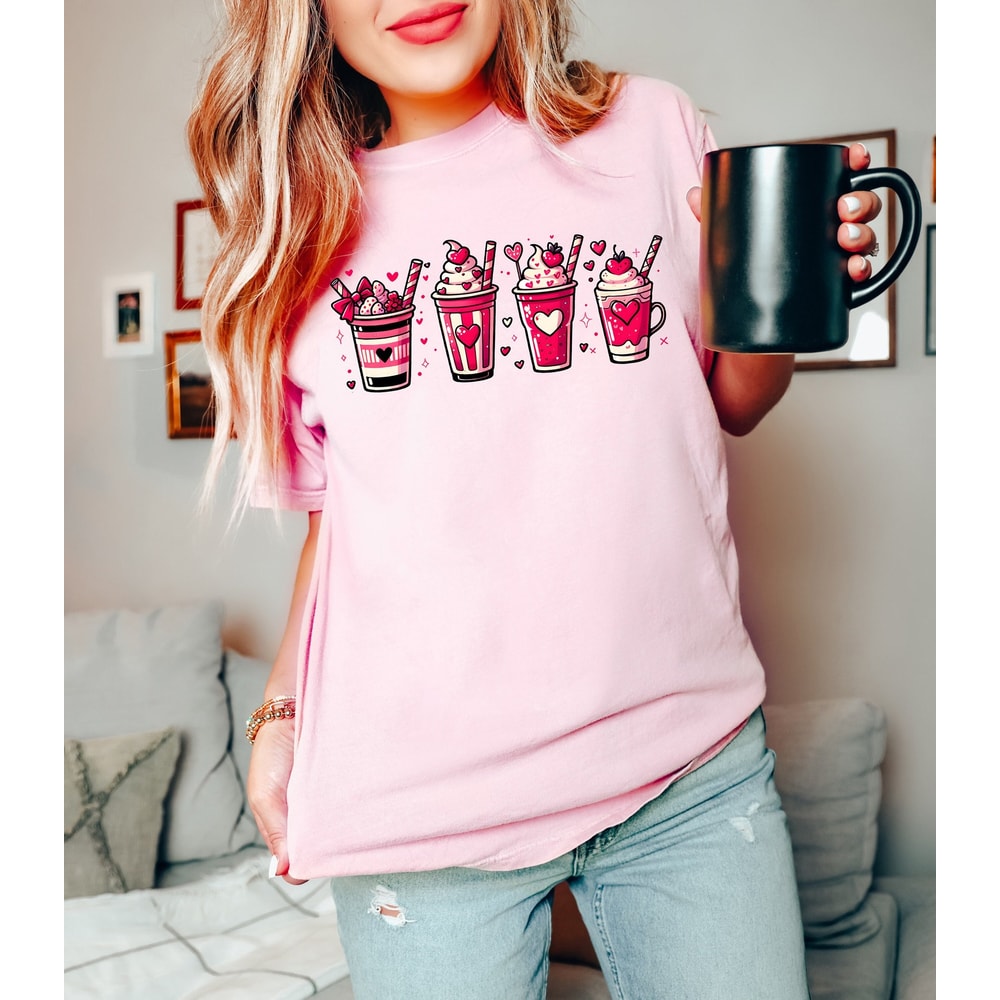 Cute Coffee Lover Valentines Love Gift Unisex Tee 1.jpg