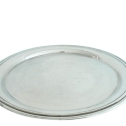 tiffany & co round plate tray regency design silver plated 515gr wide cm 31 centerpiece original vintage 1980s