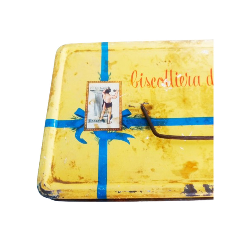 BISCOTTI PLASMON Baby Kids Italian Cookies Collectible TIN Box Original Made In Italy 1960s 4
