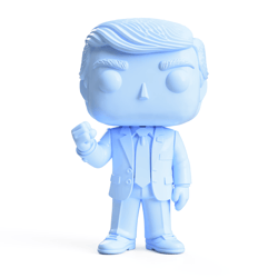 donald trump funko art toy 3d stl file