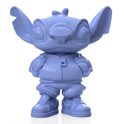 stitch streetwear 3d stl file