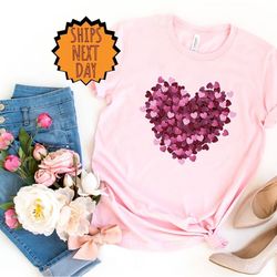 valentine hearts shirt cute shirt gift for her couple shirt valentine's day gift