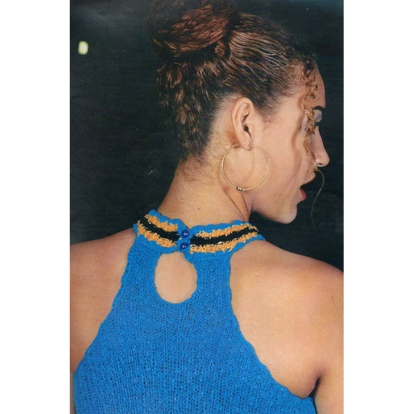 Digital  Vintage Crochet Pattern Dress Trico  Summer Dress, Evening Dress, Beach Dress  Spanish PDF Template (2).jpg