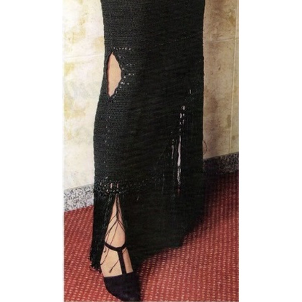 Digital  Vintage Crochet Pattern Dress Com Franjas  Summer Dress, Evening Dress, Beach Dress  Spanish PDF Template (3).jpg