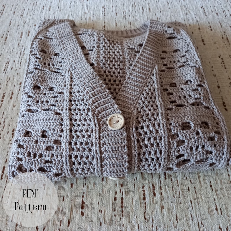 Crochet Pattern Cardigan With Skulls 4