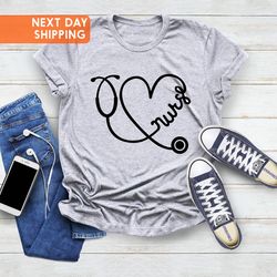 nursing school t-shirt cotton gift for nurse