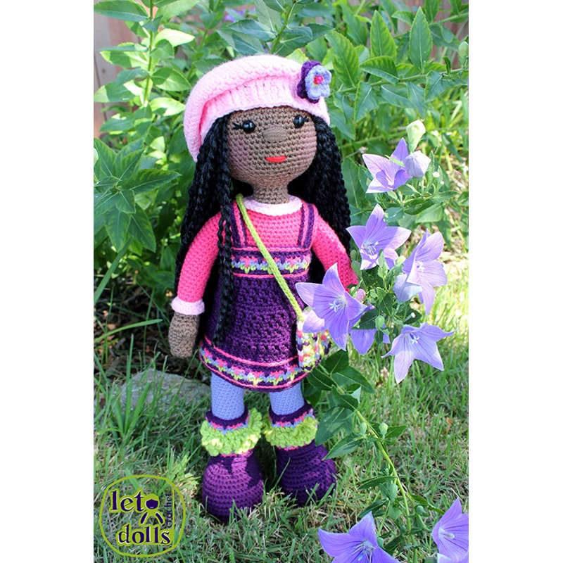 Crochet Doll Pattern Amigurumi Doll Pattern Large Doll 2153cm Brenda 4