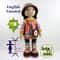 Crochet Doll Pattern Amigurumi Doll Pattern Large Doll 2153cm Cara 0