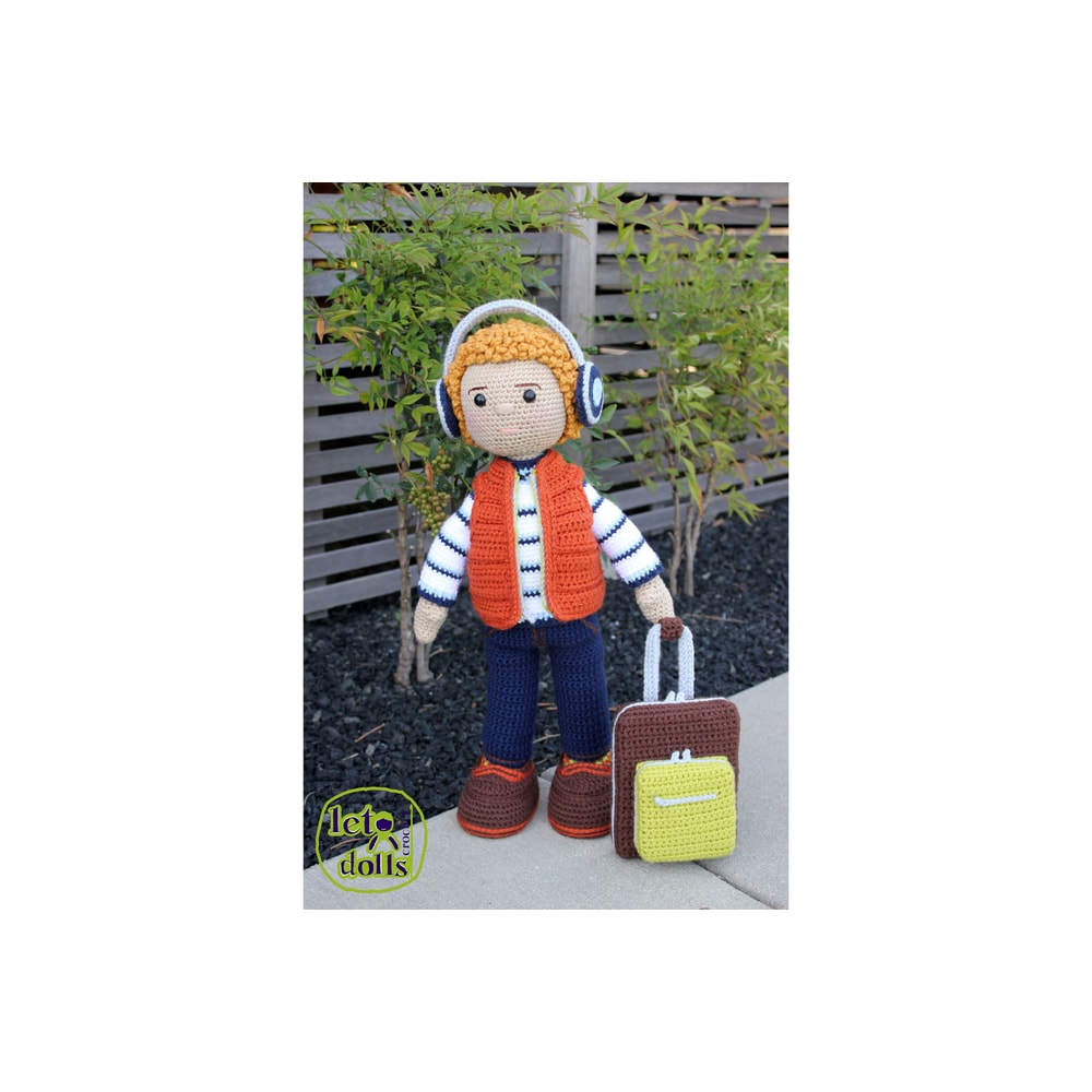 Crochet Doll Pattern Amigurumi Doll Pattern Large Doll 2153cm Dan 3