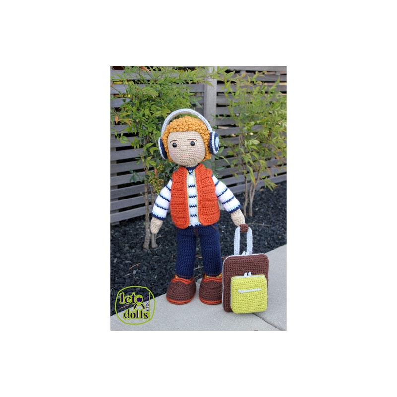 Crochet Doll Pattern Amigurumi Doll Pattern Large Doll 2153cm Dan 3