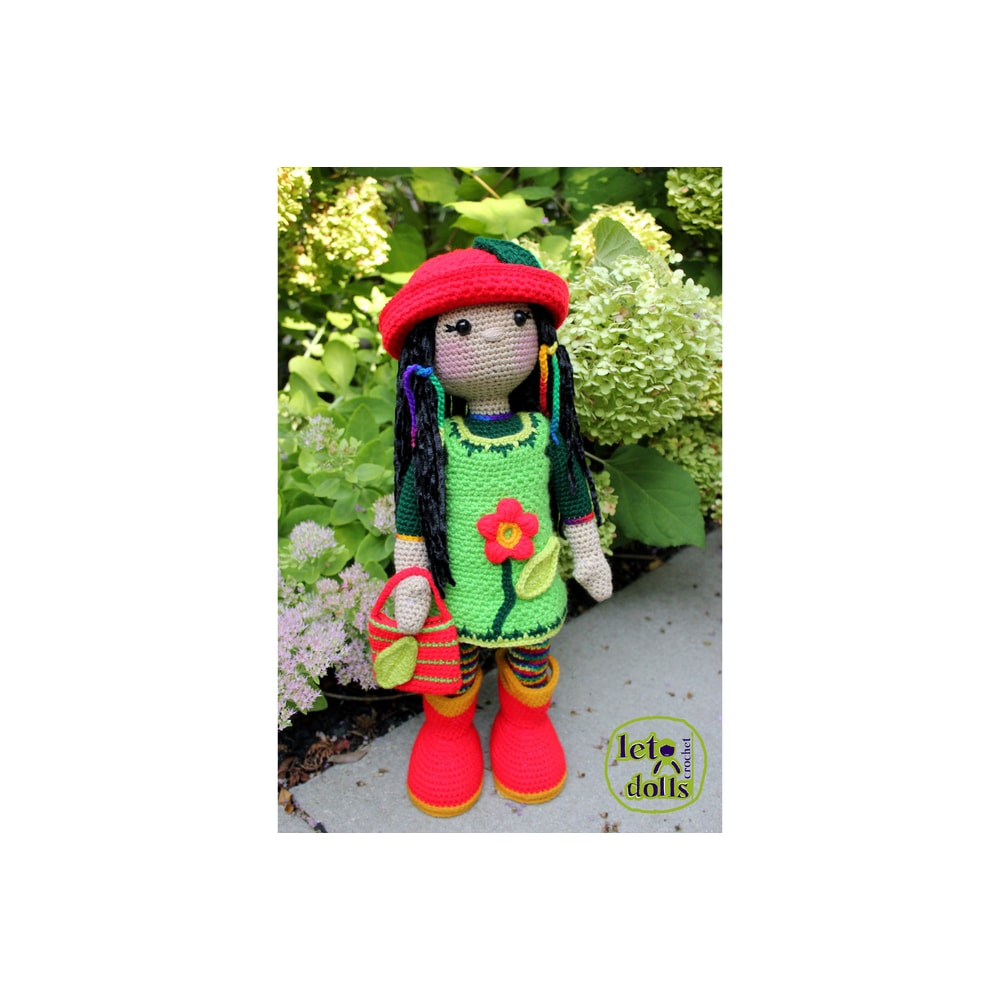 Crochet Doll Pattern Amigurumi Doll Pattern Large Doll 2153cm Emma 5