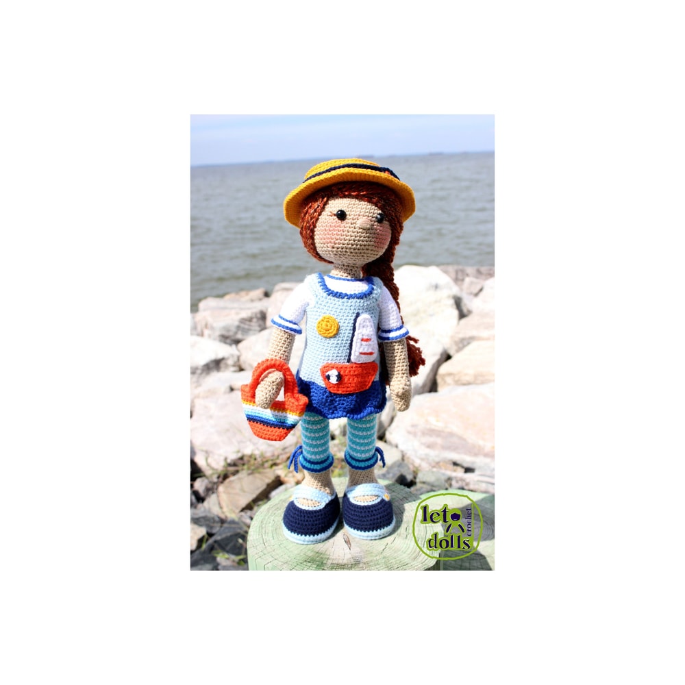 Crochet Doll Pattern Amigurumi Doll Pattern Large Doll 2153cm Fay 5