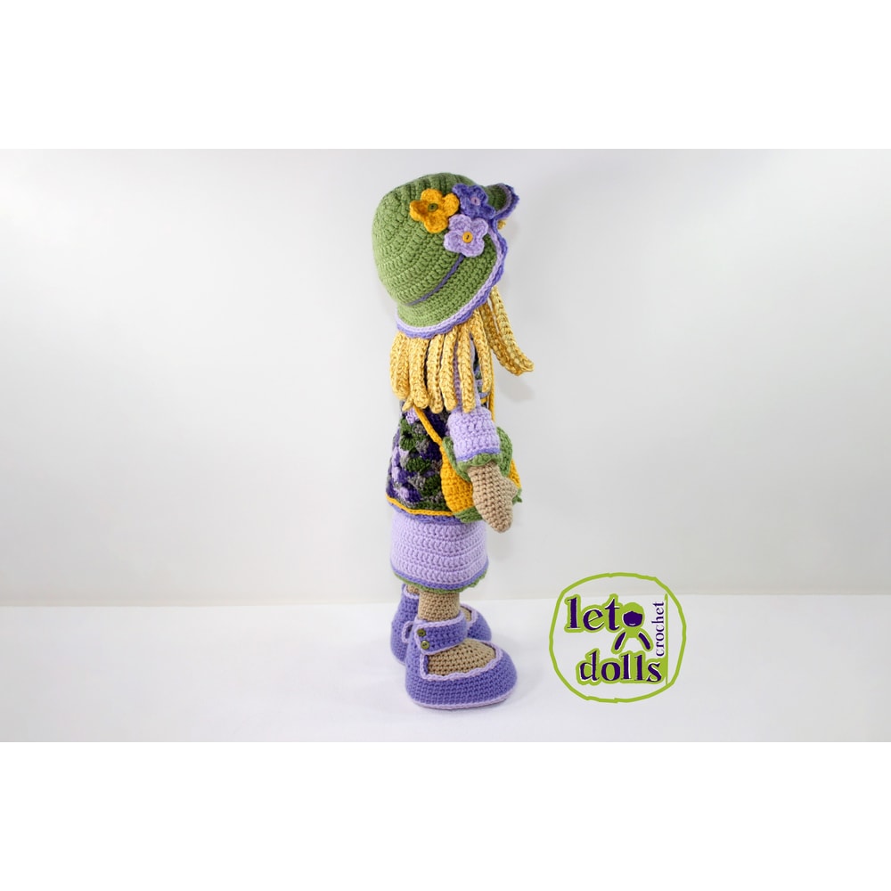 Crochet Doll Pattern Amigurumi Doll Pattern Large Doll 2153cm Kaila 2