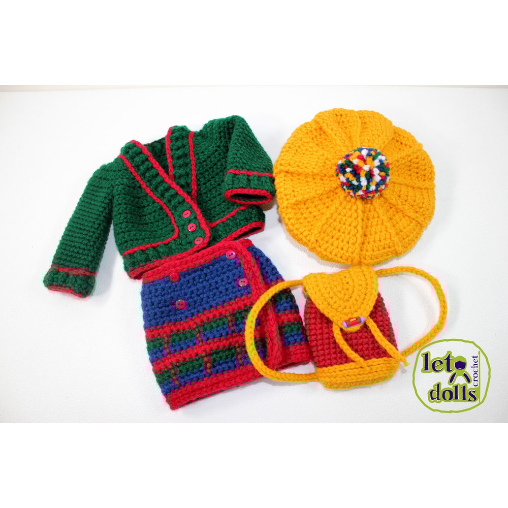 Crochet Doll Pattern Amigurumi Doll Pattern Large Doll 2153cm Olivia 4
