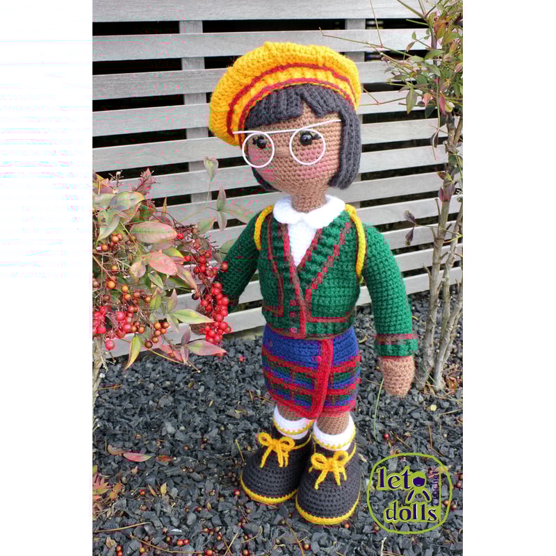 Crochet Doll Pattern Amigurumi Doll Pattern Large Doll 2153cm Olivia 5