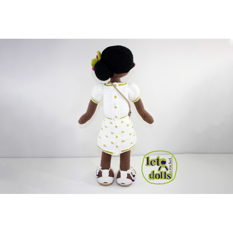Crochet Doll Pattern Amigurumi Doll Pattern XLarge Doll 2461cm Rita 2