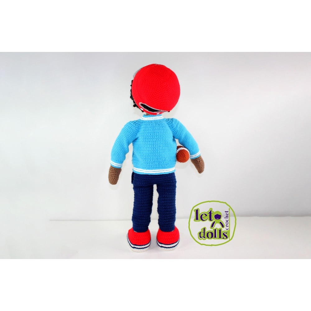 Crochet Doll Pattern Amigurumi Doll Pattern XLarge Doll 2461cm Shawn 2