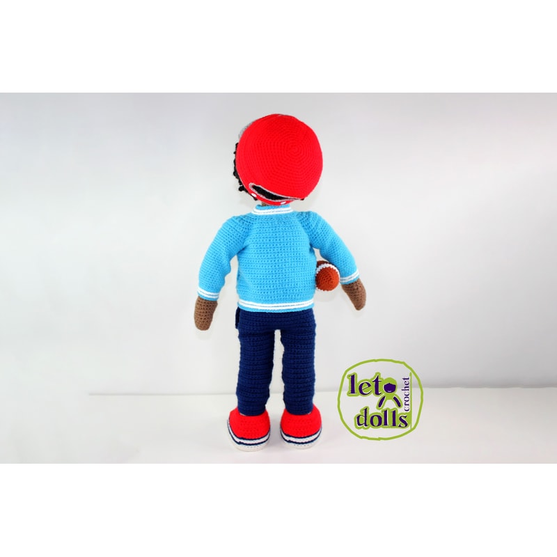 Crochet Doll Pattern Amigurumi Doll Pattern XLarge Doll 2461cm Shawn 2