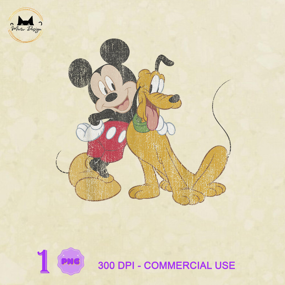 MK230323155 Disney Mickey And Friends Mickey And Pluto Best Buds, Mickey PNG, Disney Mickey PNG, Disney PNG.jpg