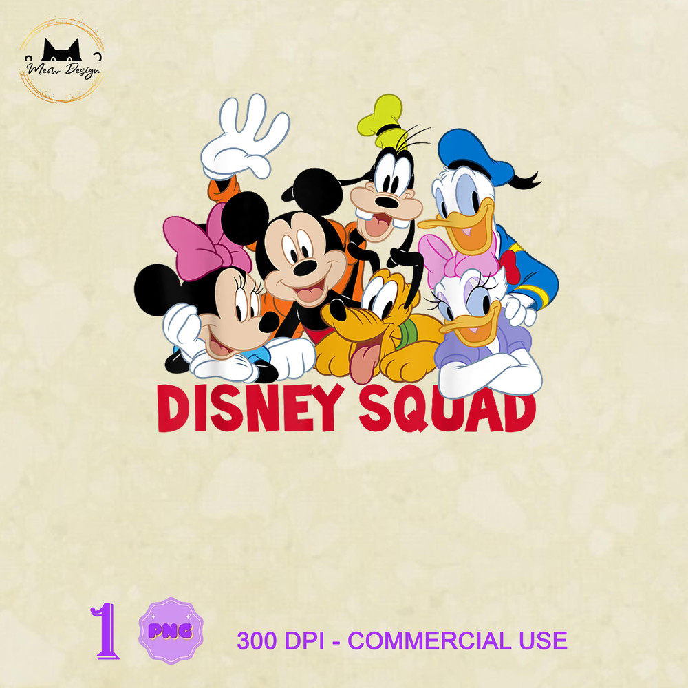 MK230323137 Disney Mickey And Friends Disney Squad, Mickey PNG, Disney Mickey PNG, Disney PNG.jpg